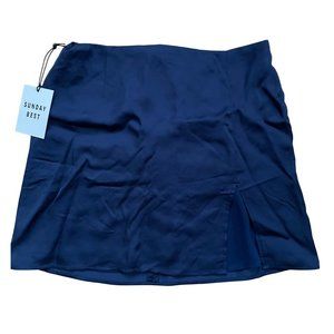 Aritzia Satin Mini Skirt Size 8
